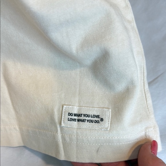 Vintage Life is Good Baseball T-Shirt, Large, Crusher, Cream colored, SMILE! NWT - Picture 6 of 8